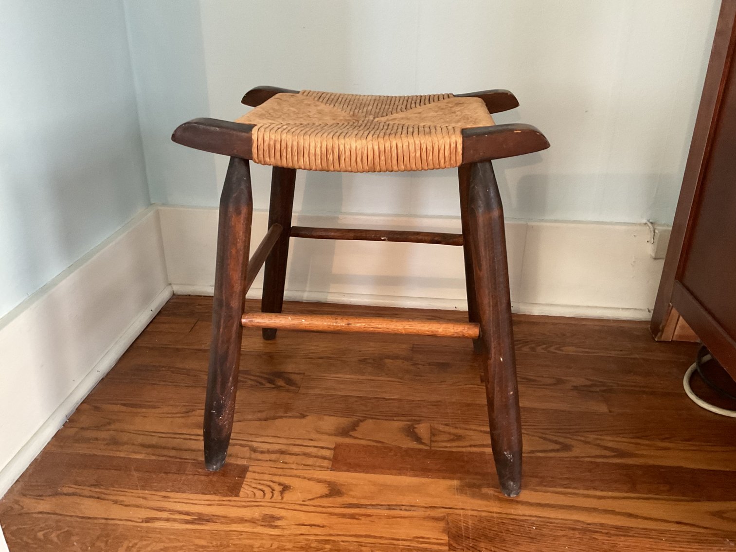 Image for Stool with Rush Seat