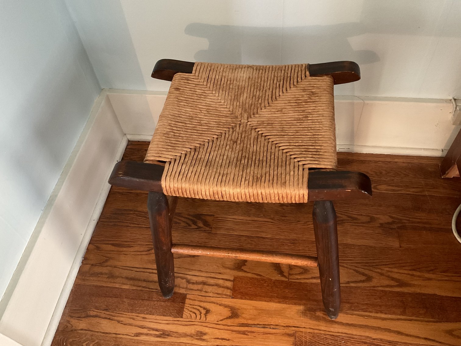 Image for Stool with Rush Seat