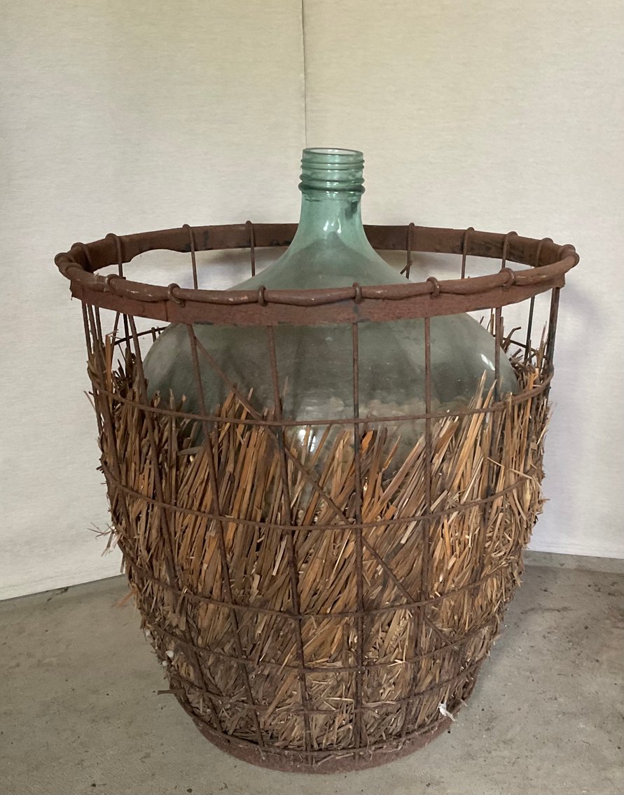 Image for Wine Jug in Basket