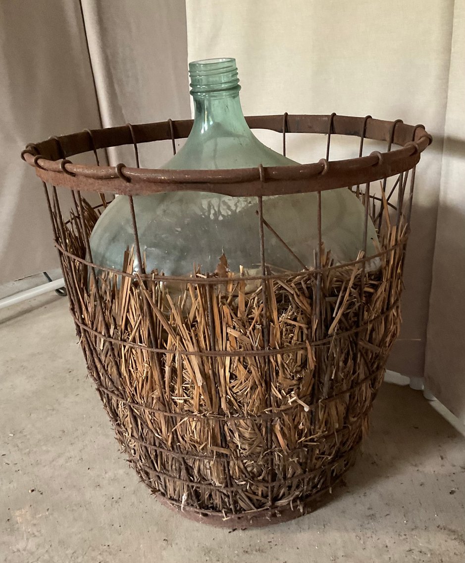 Image for Wine Jug in Basket