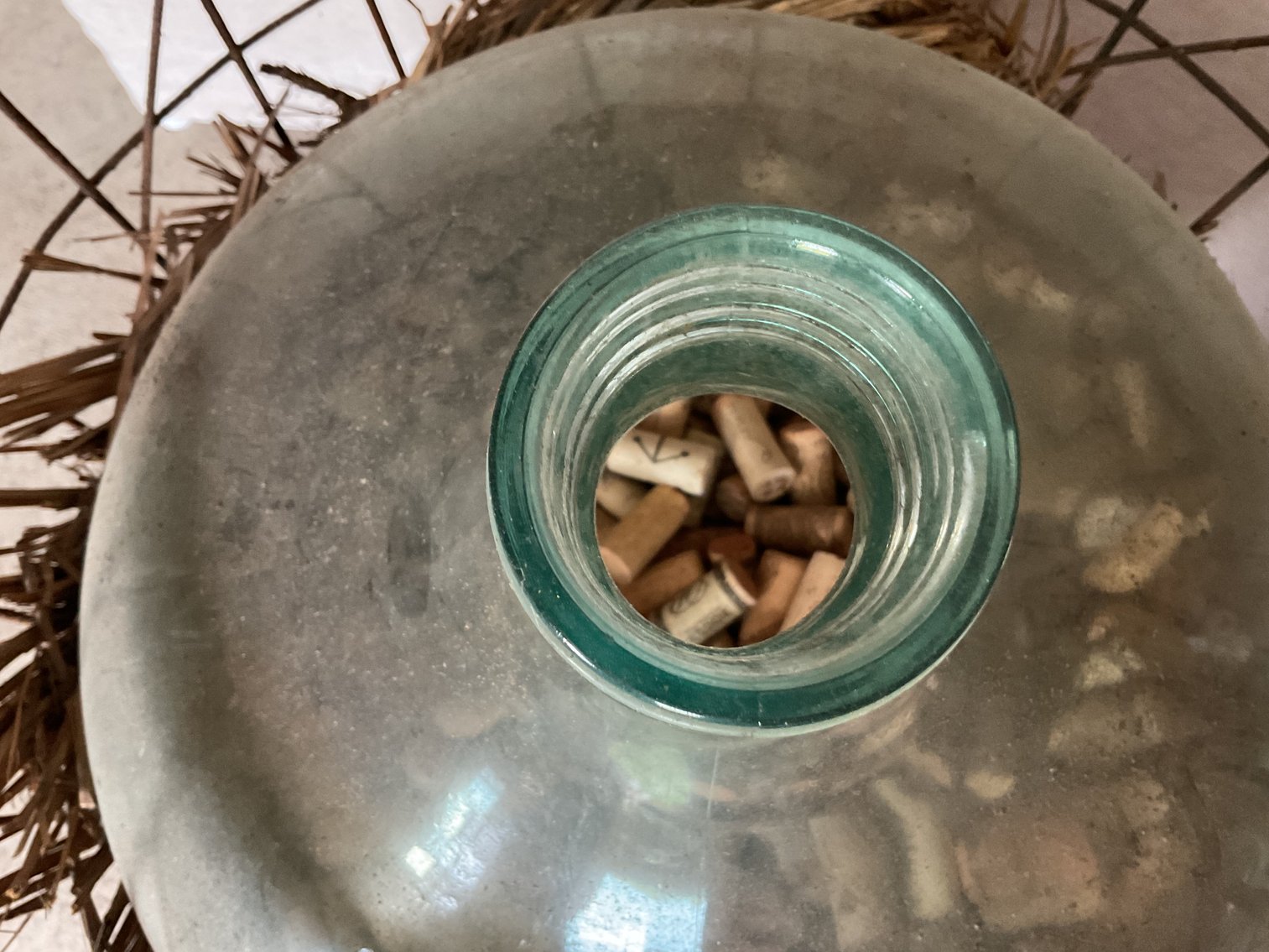 Image for Wine Jug in Basket