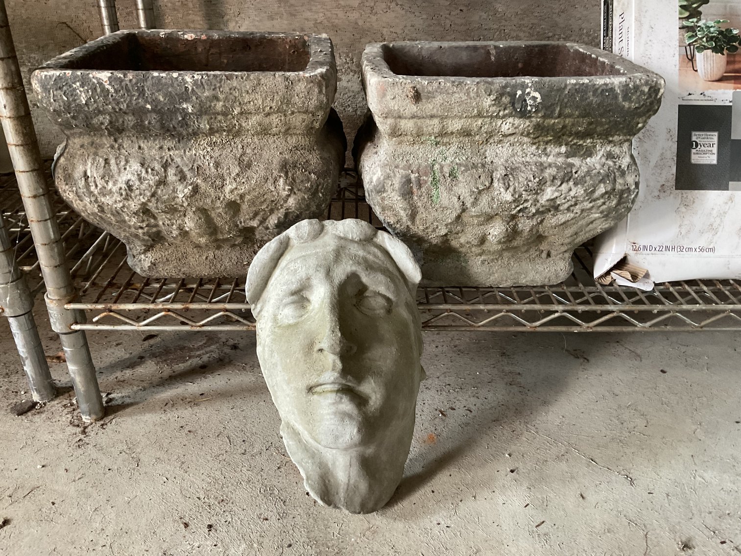 Image for Concrete Planters and Garden Art