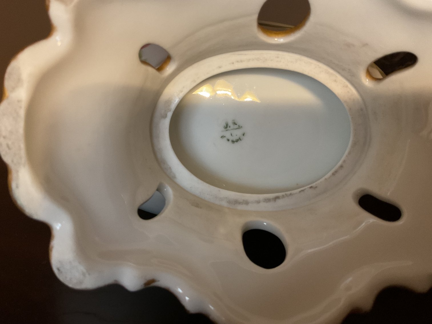 Image for Limoges Hand Painted Vase