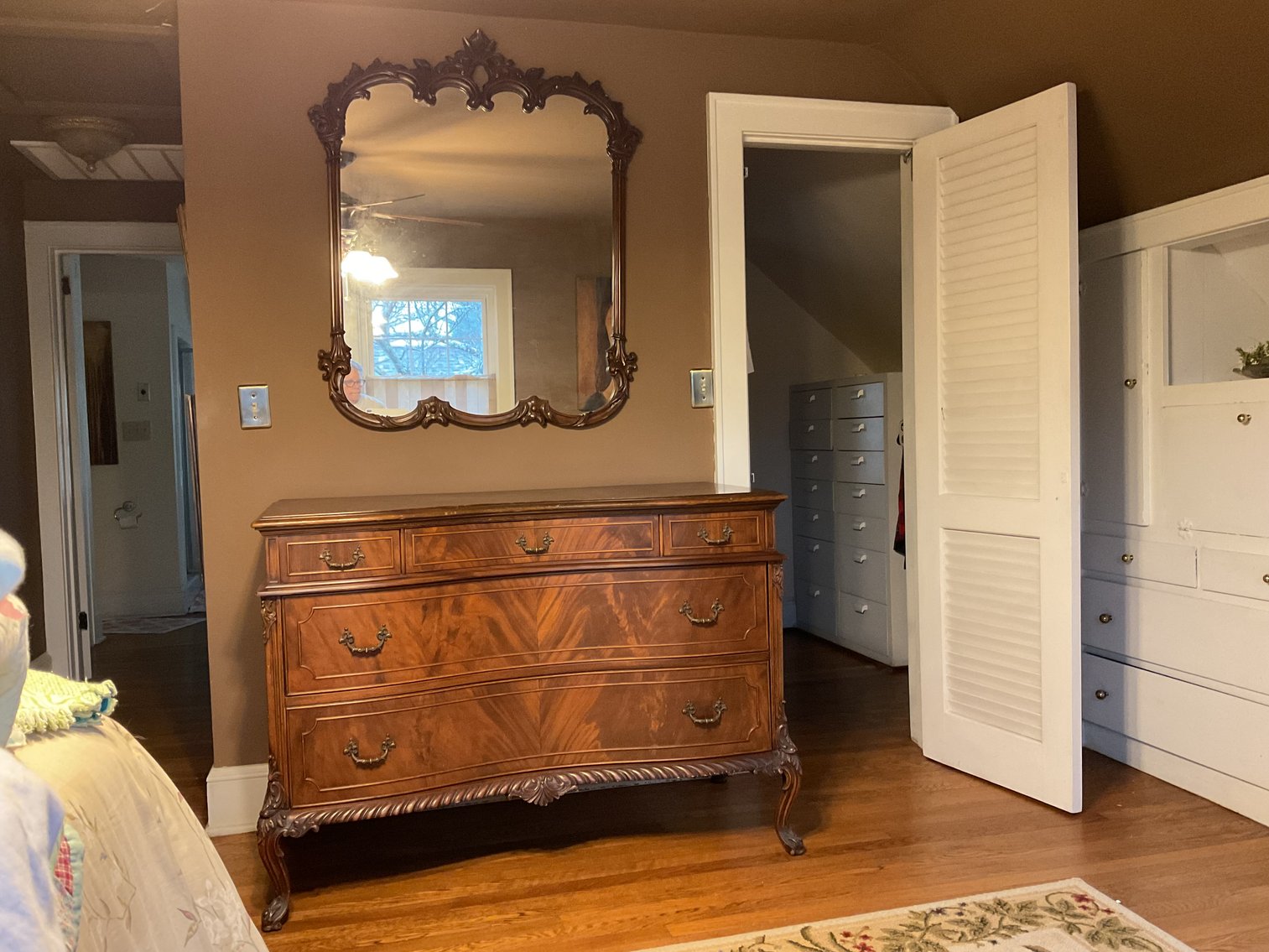 Image for Antique French Dresser w/ Mirror