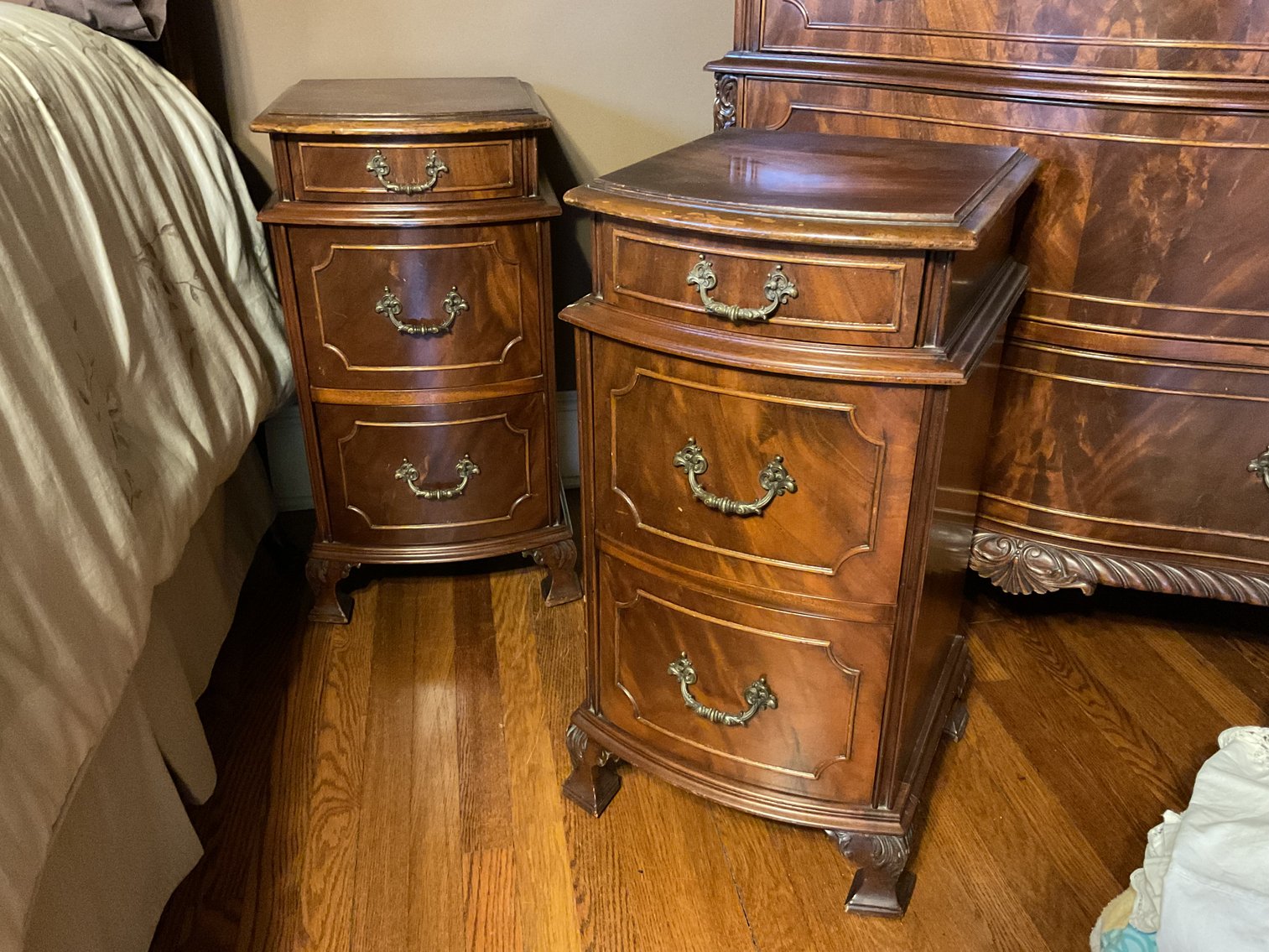 Image for Antique French Bedside Standa