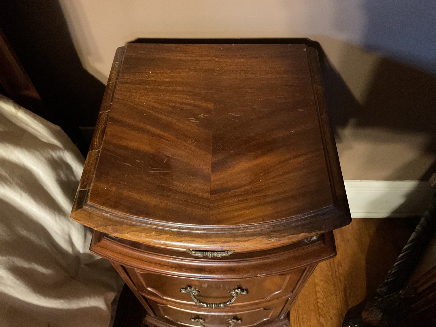 Image for Antique French Bedside Standa