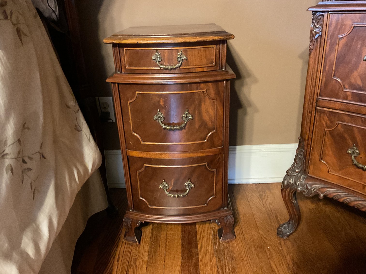 Image for Antique French Bedside Standa