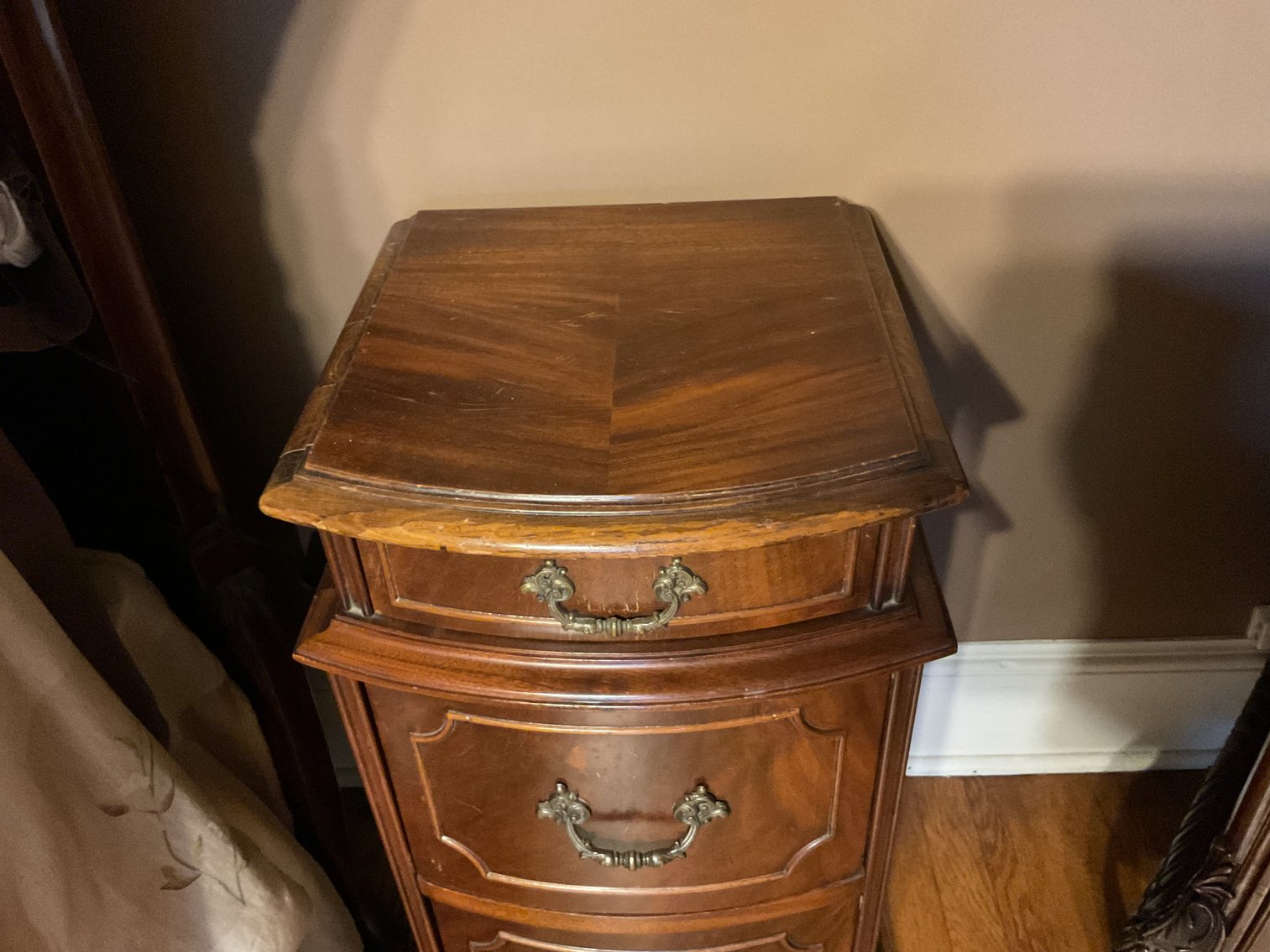 Image for Antique French Bedside Standa