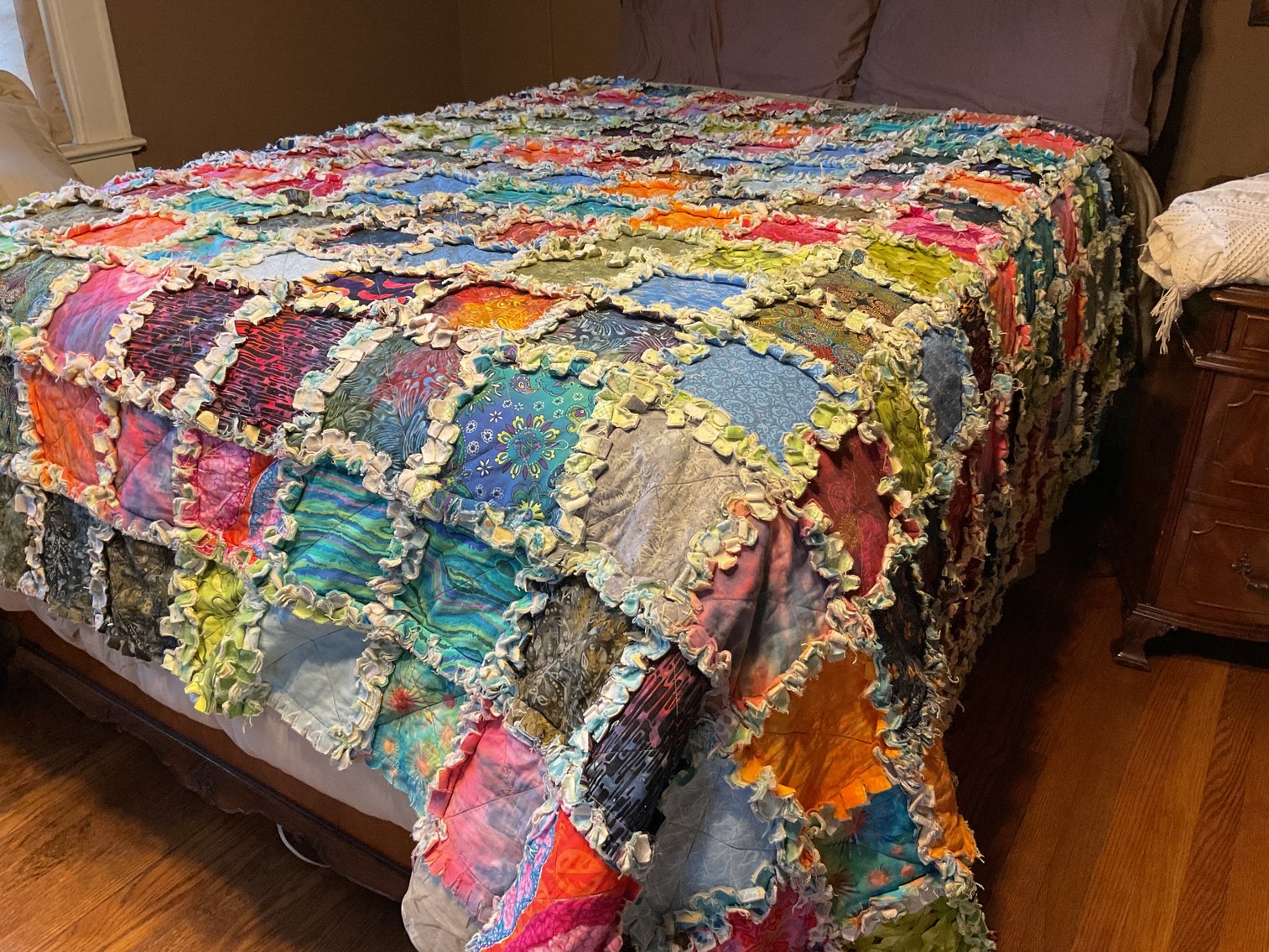 Image for Hand Made Throw - HUGE!