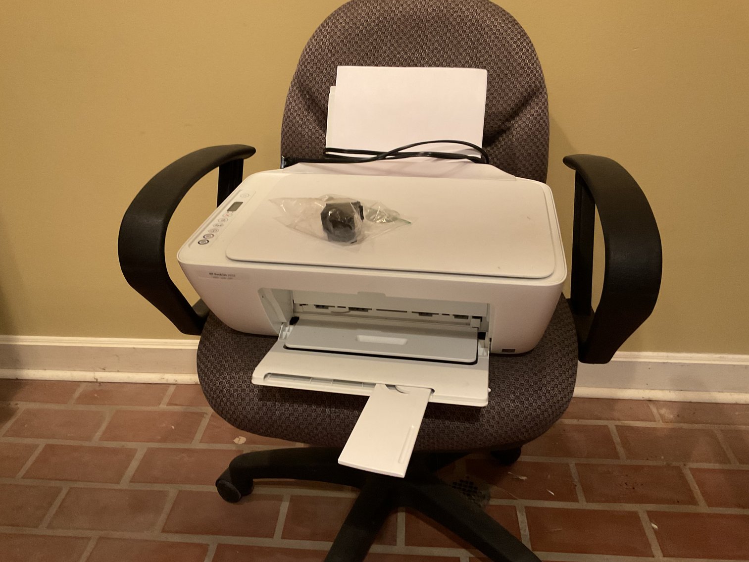 Image for Desk Chair, File Cabinet,  and Dell Printer