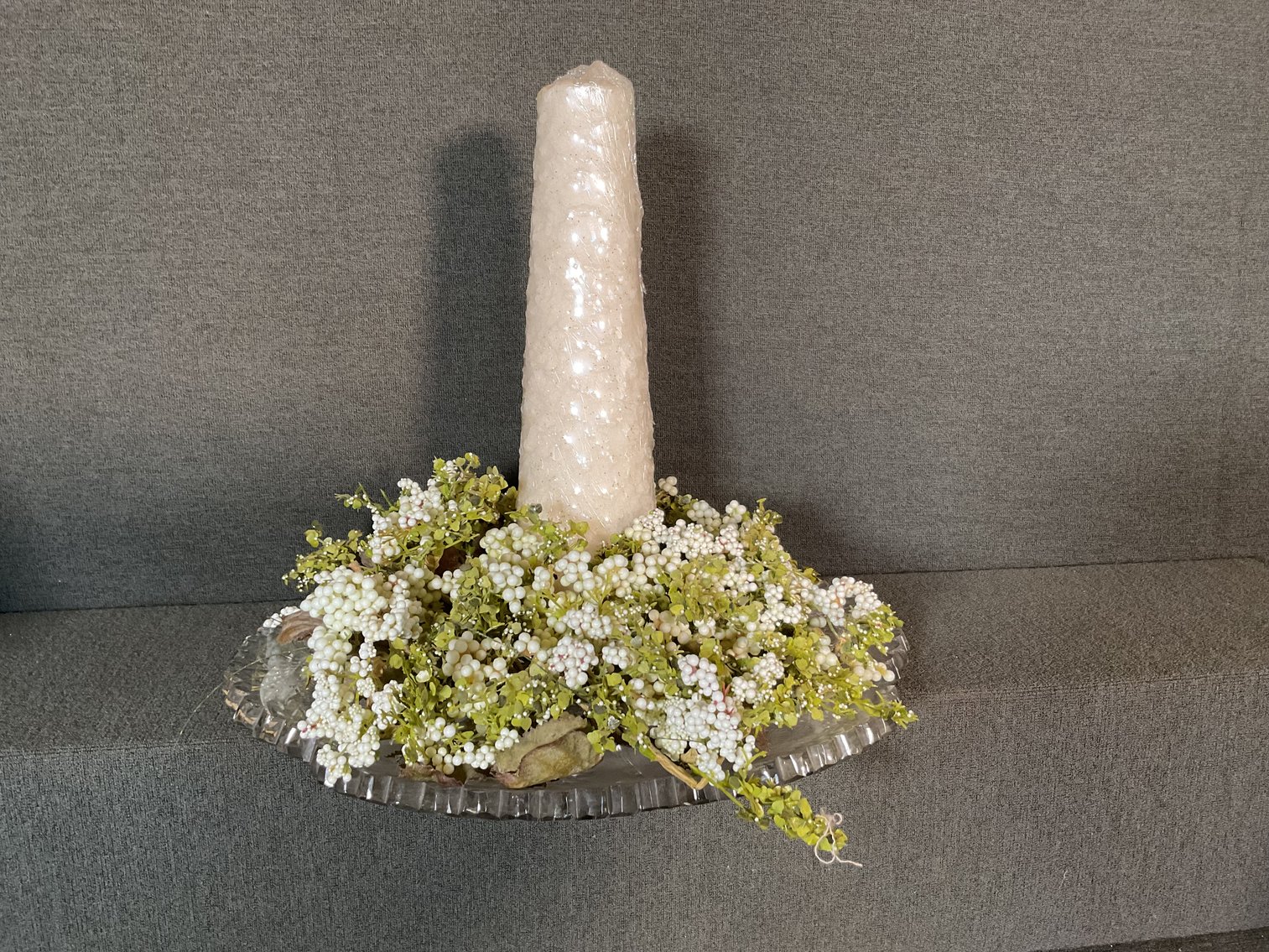 Image for Beautiful 14” Cut Crystal Plate