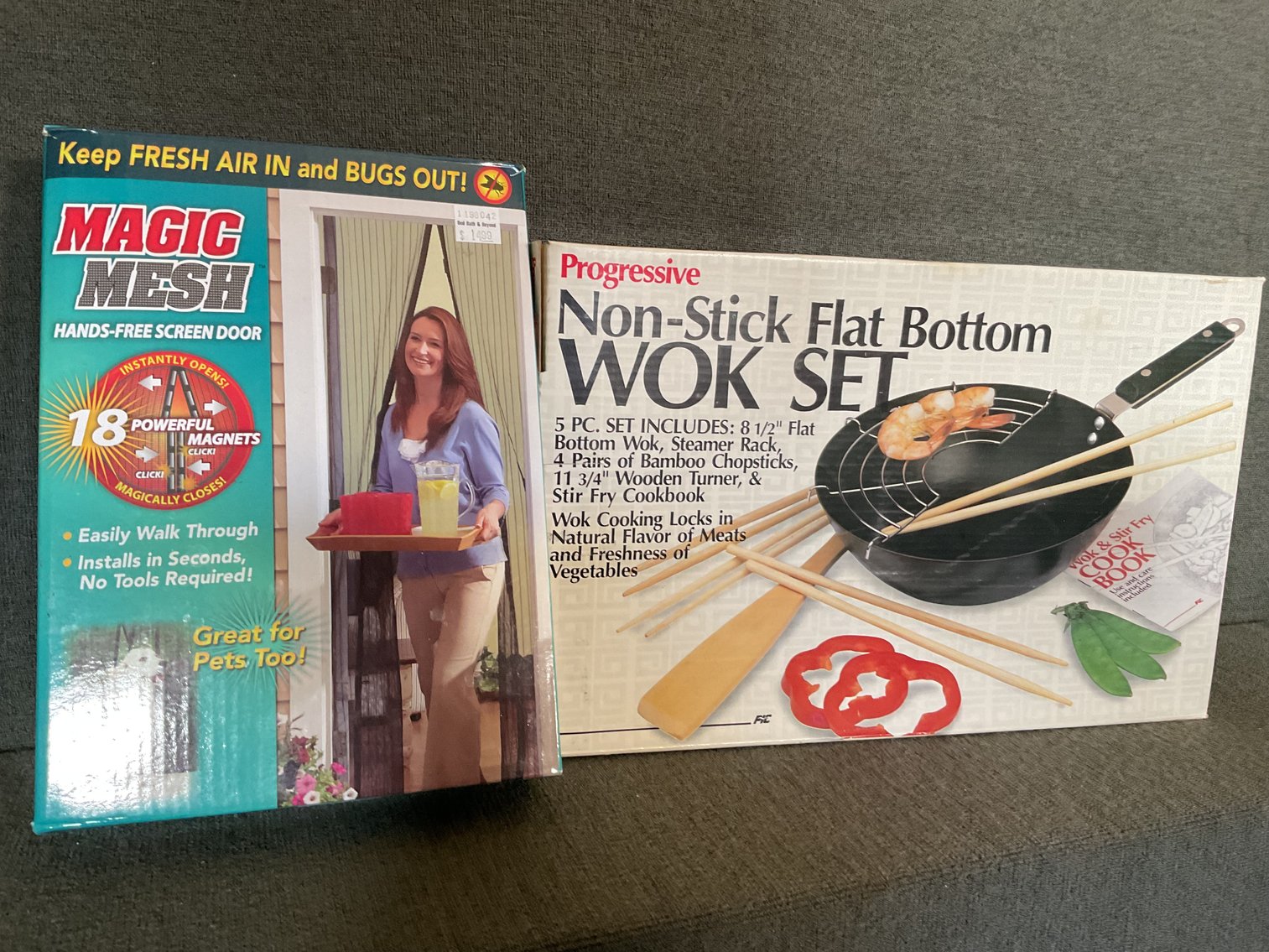 Image for Wok Set and Magic Mesh Door Screen