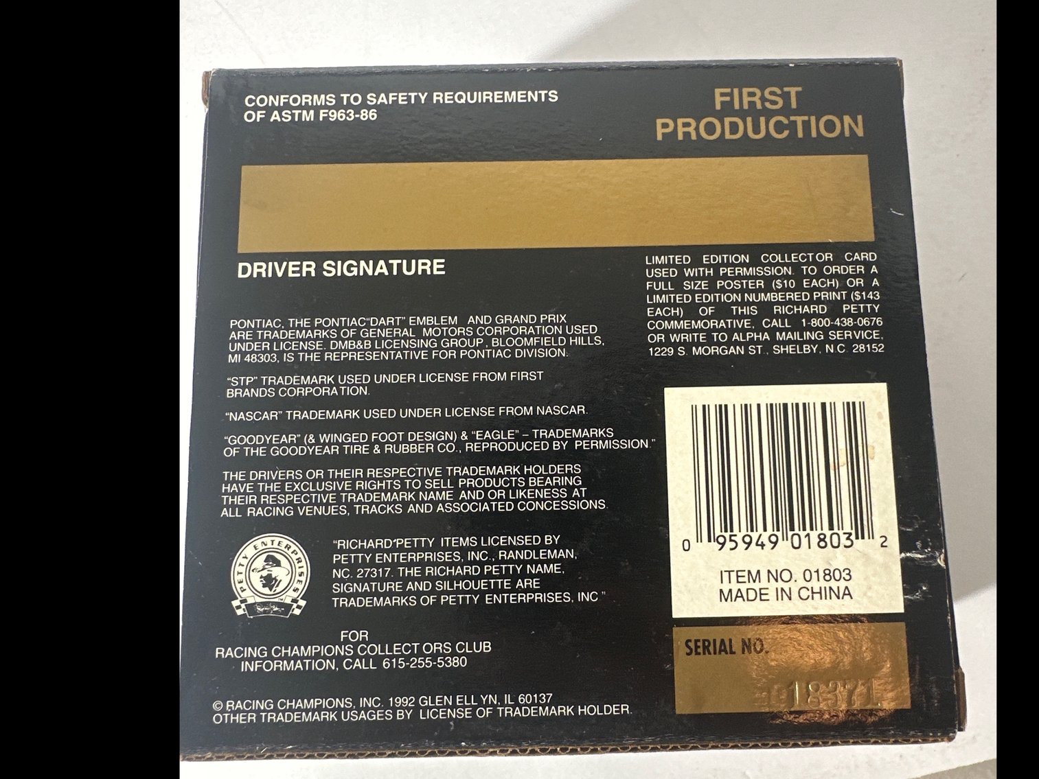 Image for RICHARD PETTY