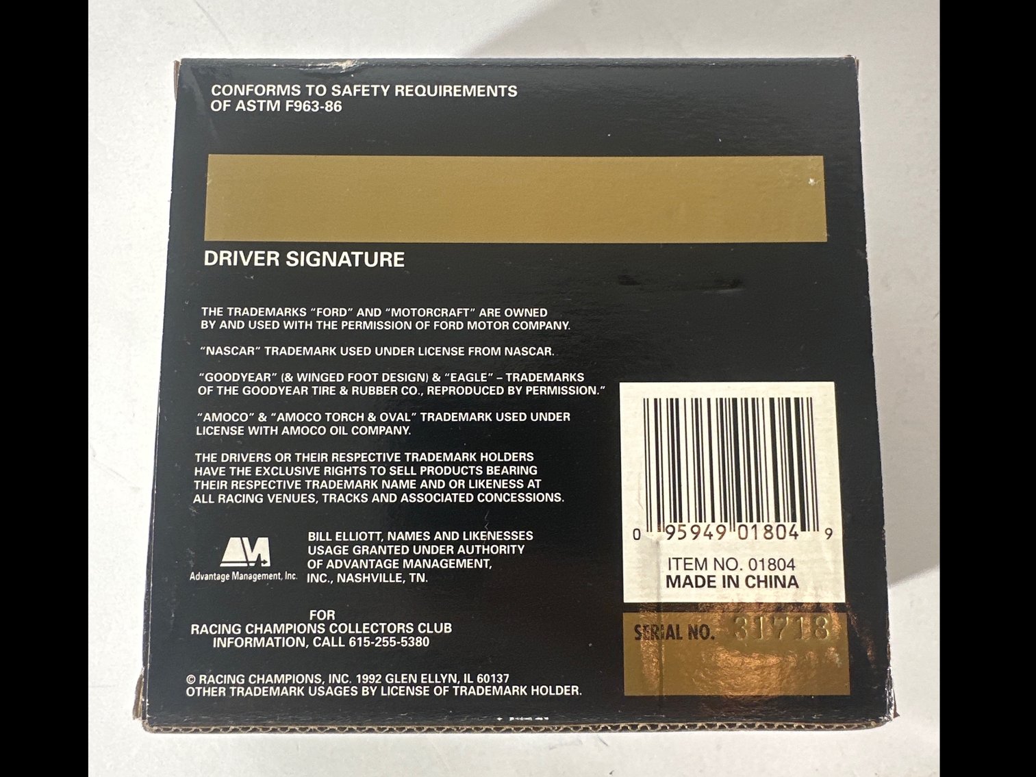 Image for BILL ELLIOTT