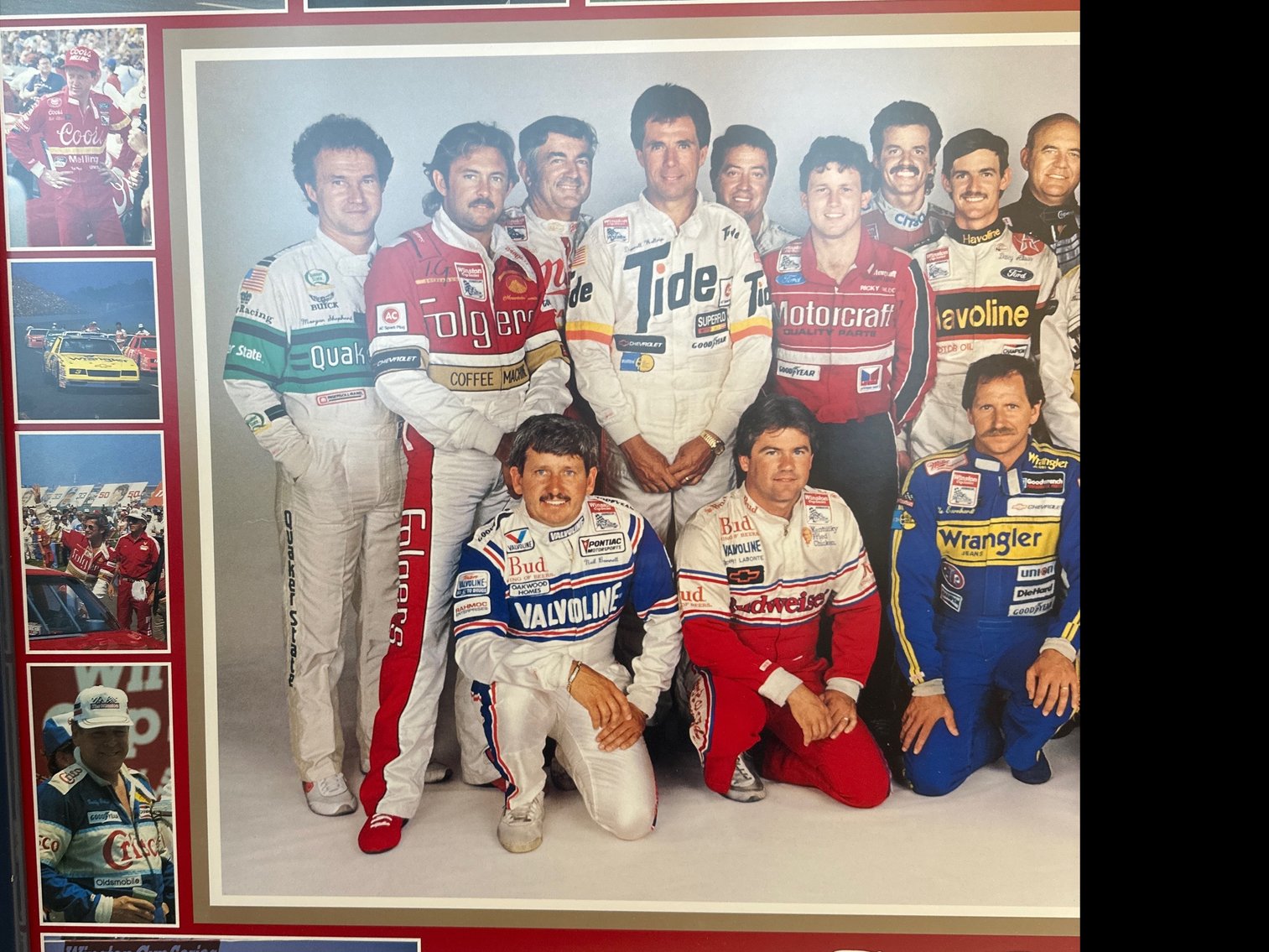 Image for FRAMED NASCAR POSTER