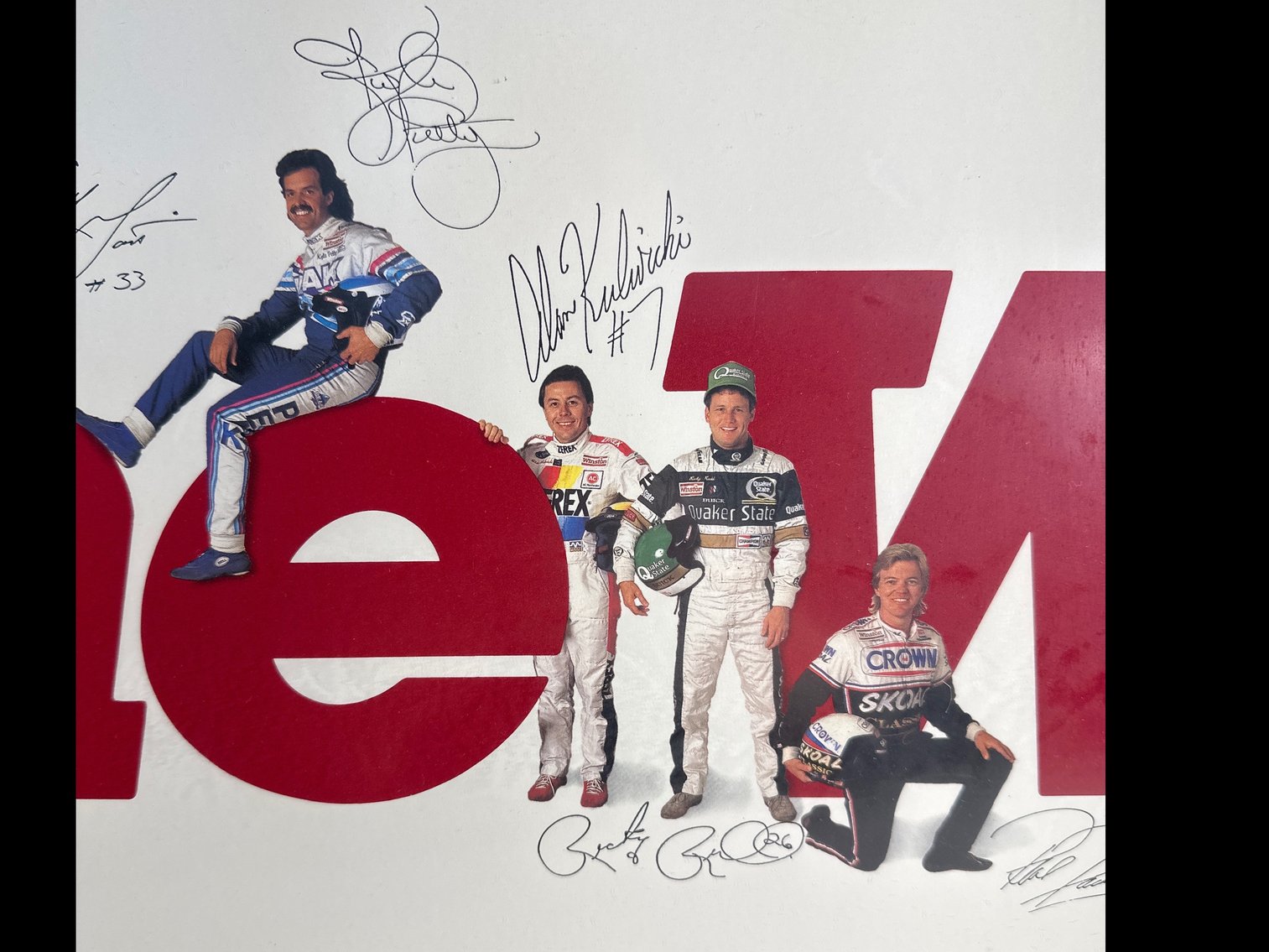 Image for FRAMED NASCAR POSTER