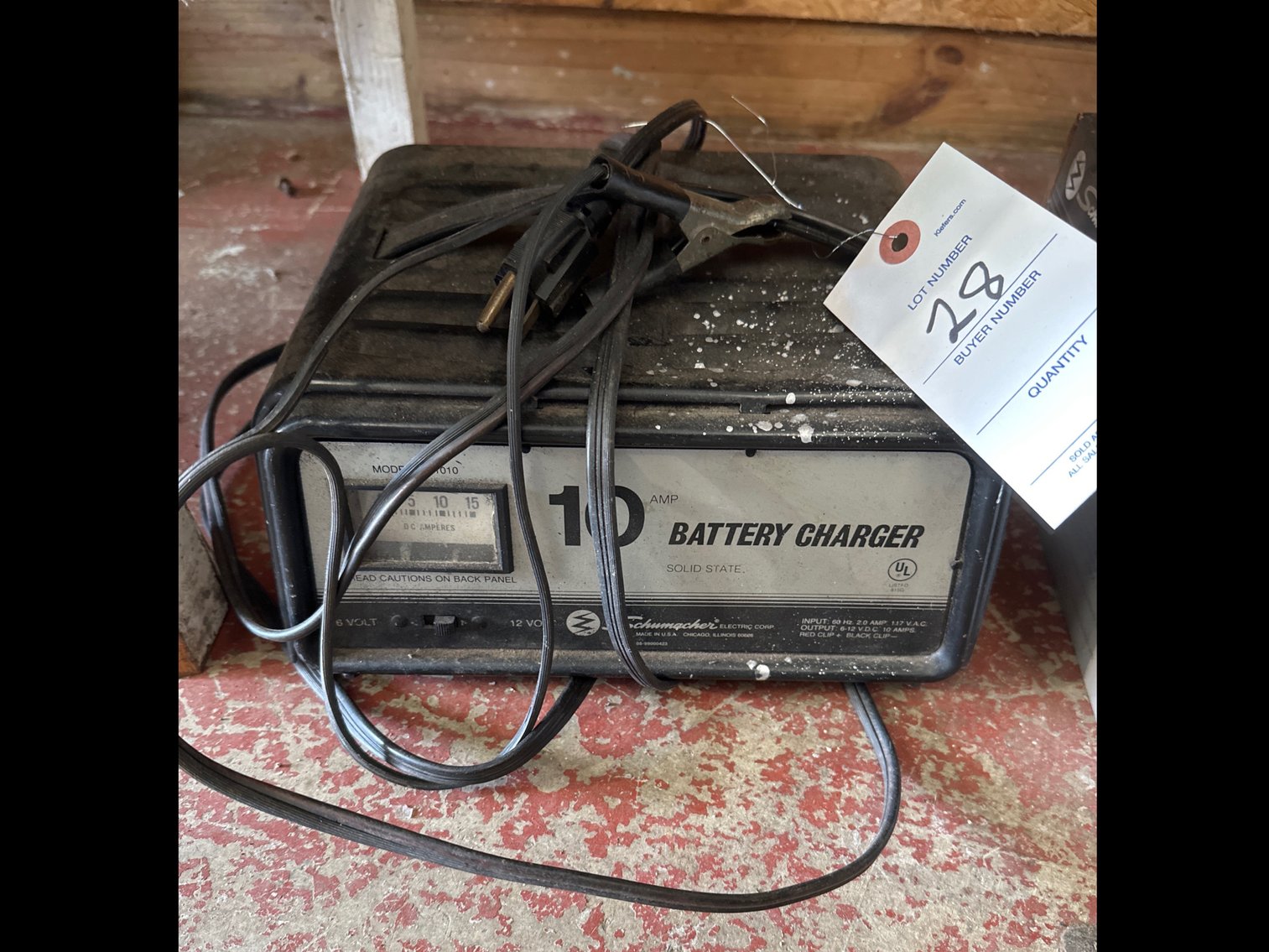 Image for 10 amp battery charger