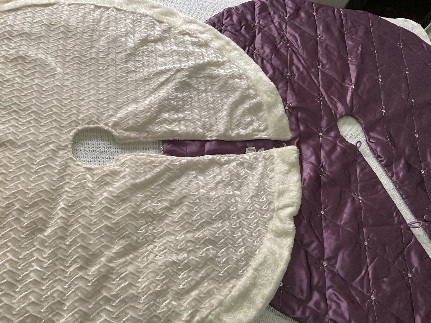 Image for Two Beautiful Christmas Tree Skirts