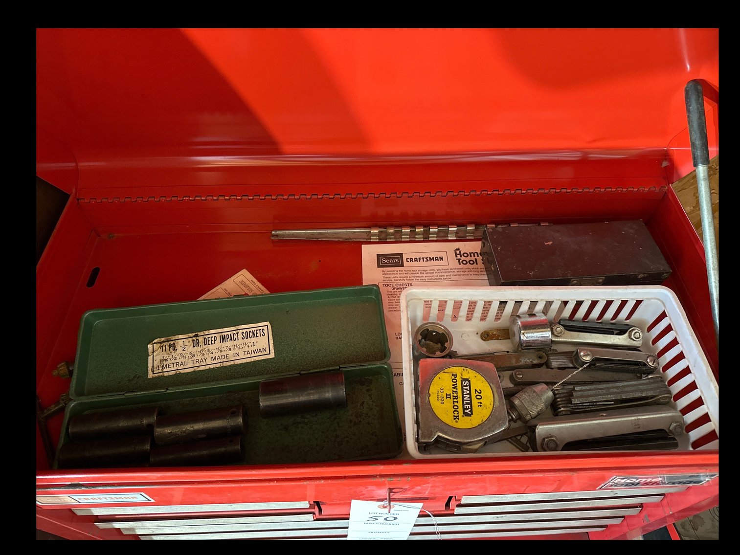 Image for 10 drawer craftsman toolbox