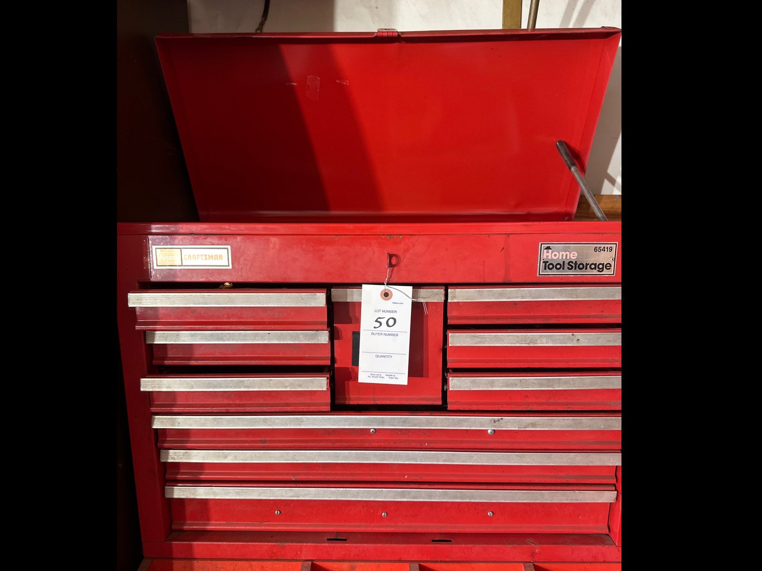 Image for 10 drawer craftsman toolbox