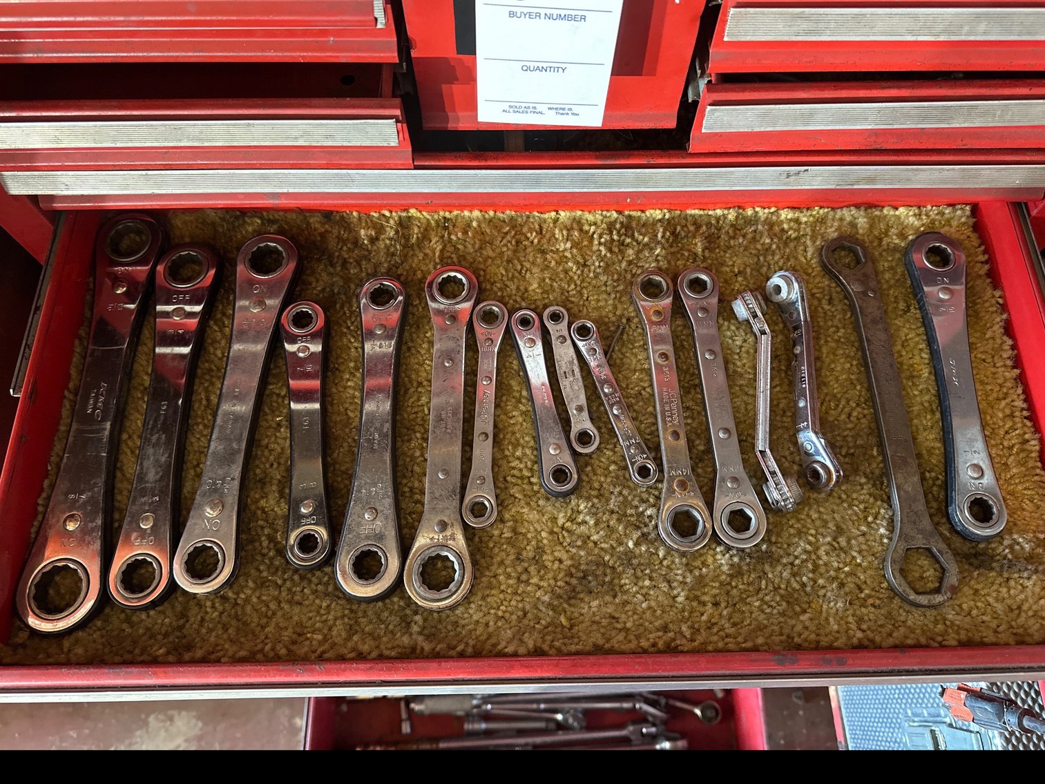 Image for 10 drawer craftsman toolbox