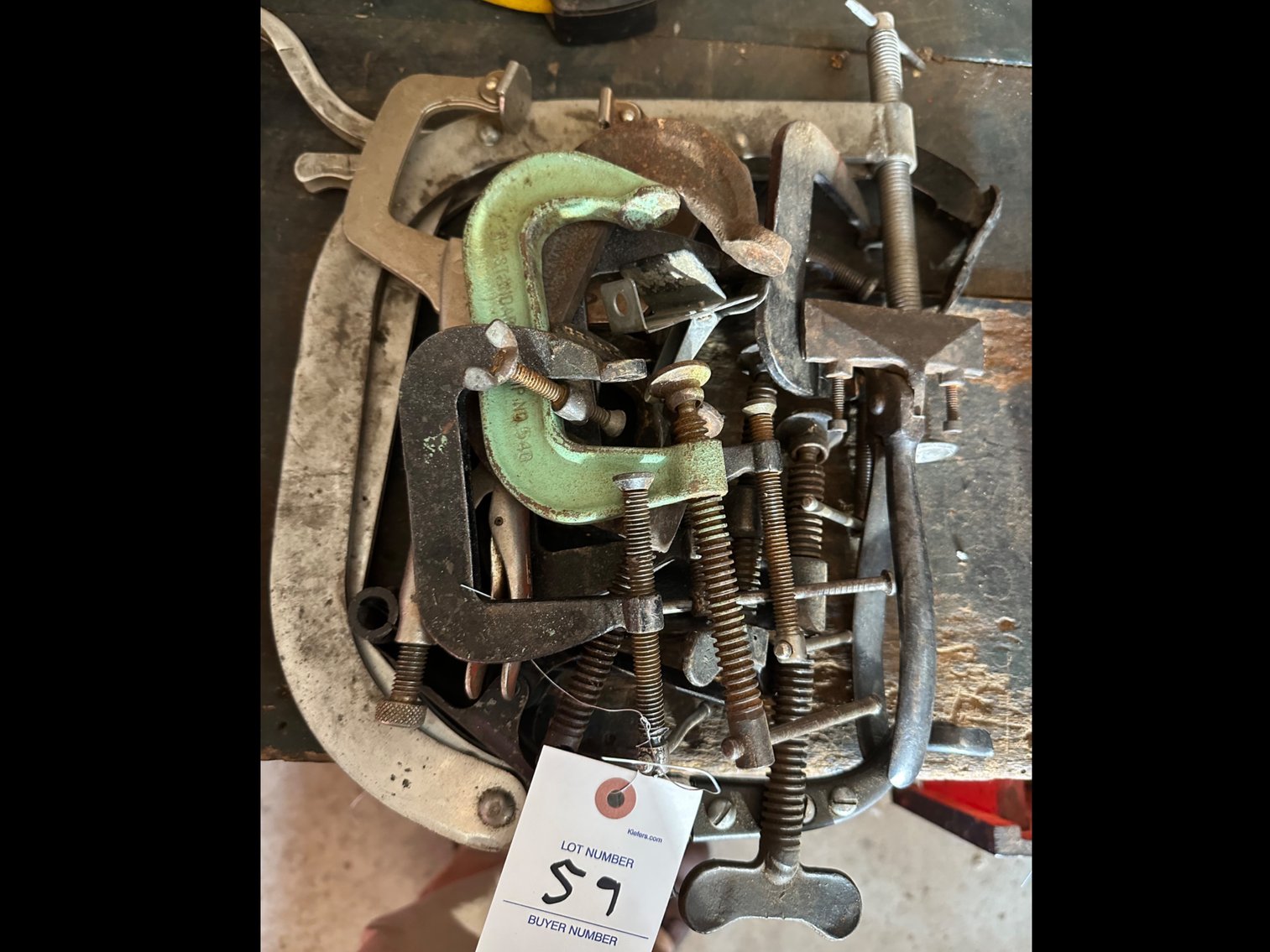 Image for Assortment of C clamps