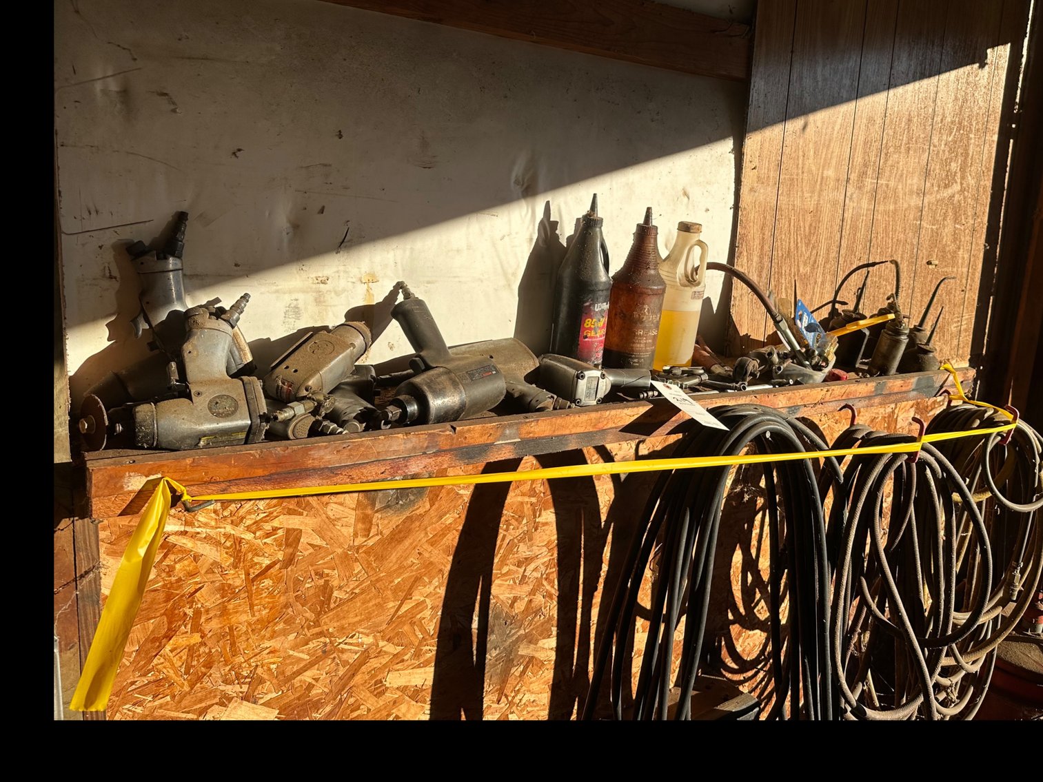 Image for Contents of shelf and hoses