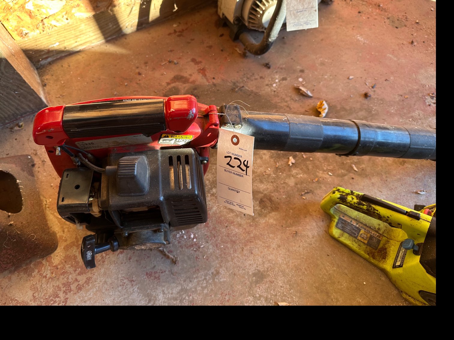 Image for Toro leaf blower