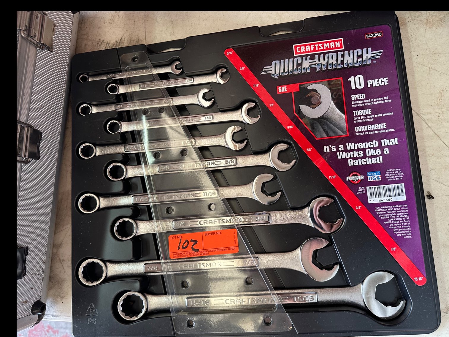 Image for Craftsman wrench set