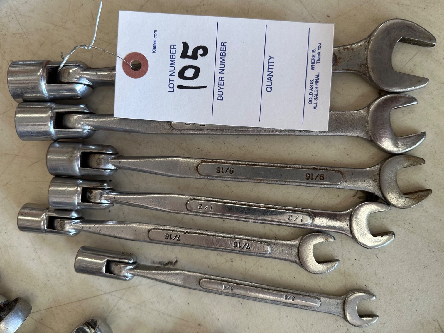 Image for Assorted wrenches