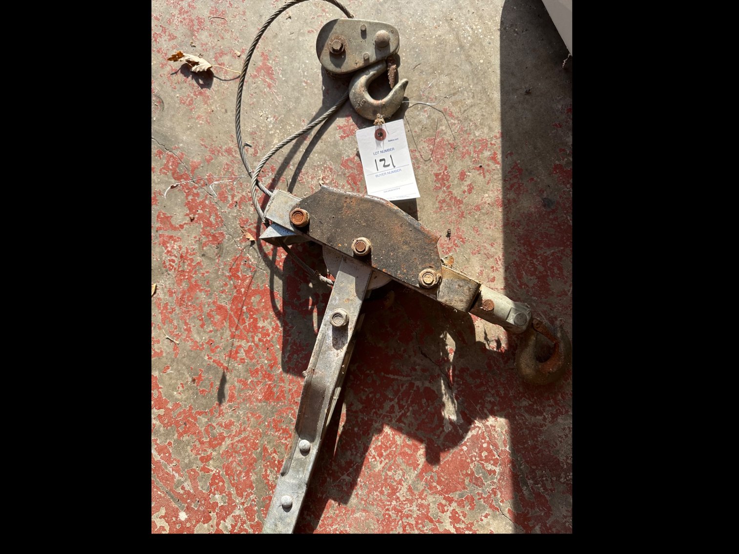 Image for Small chain hoist, and  hand Cable Puller