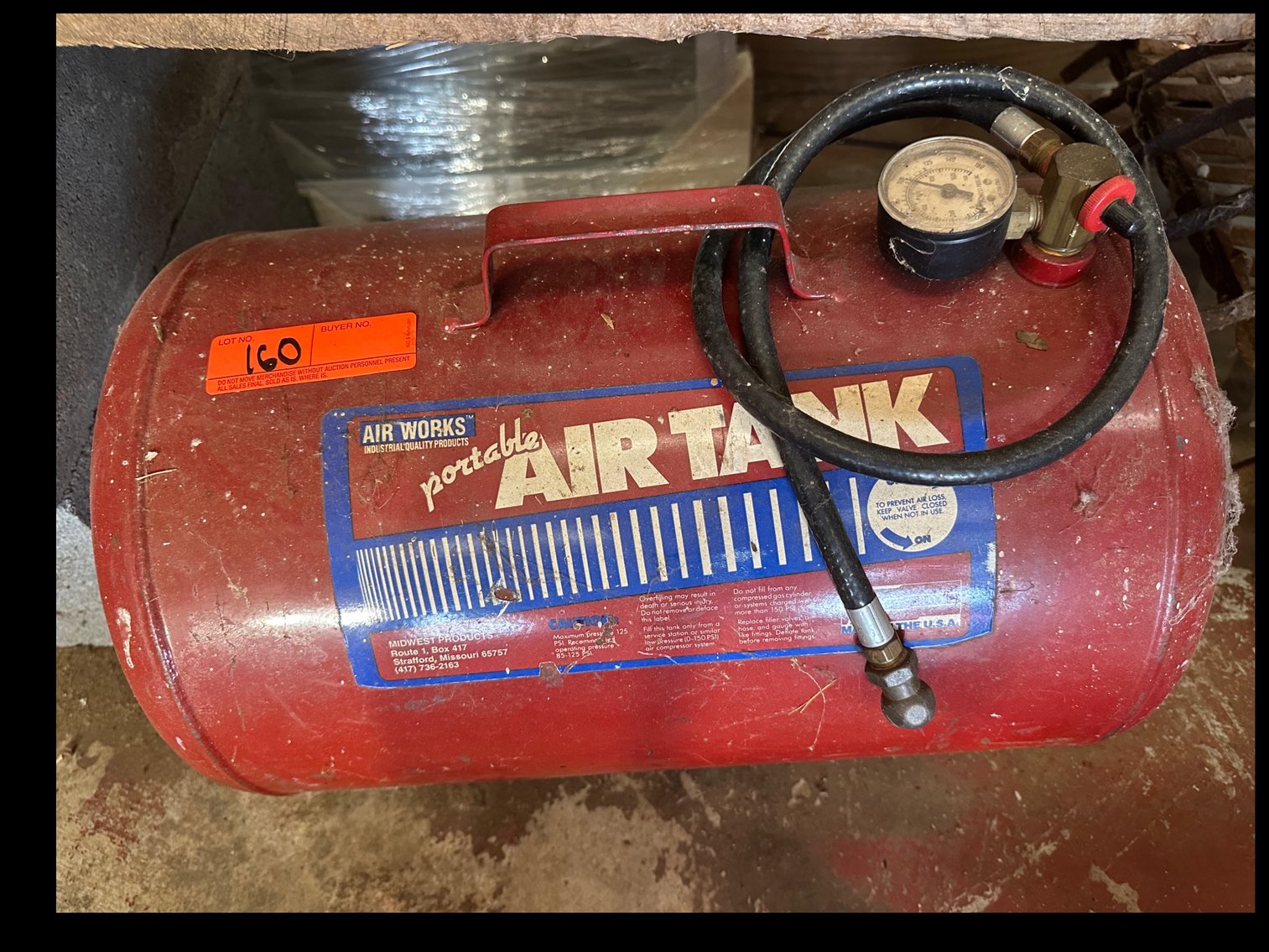 Image for Portable air tank