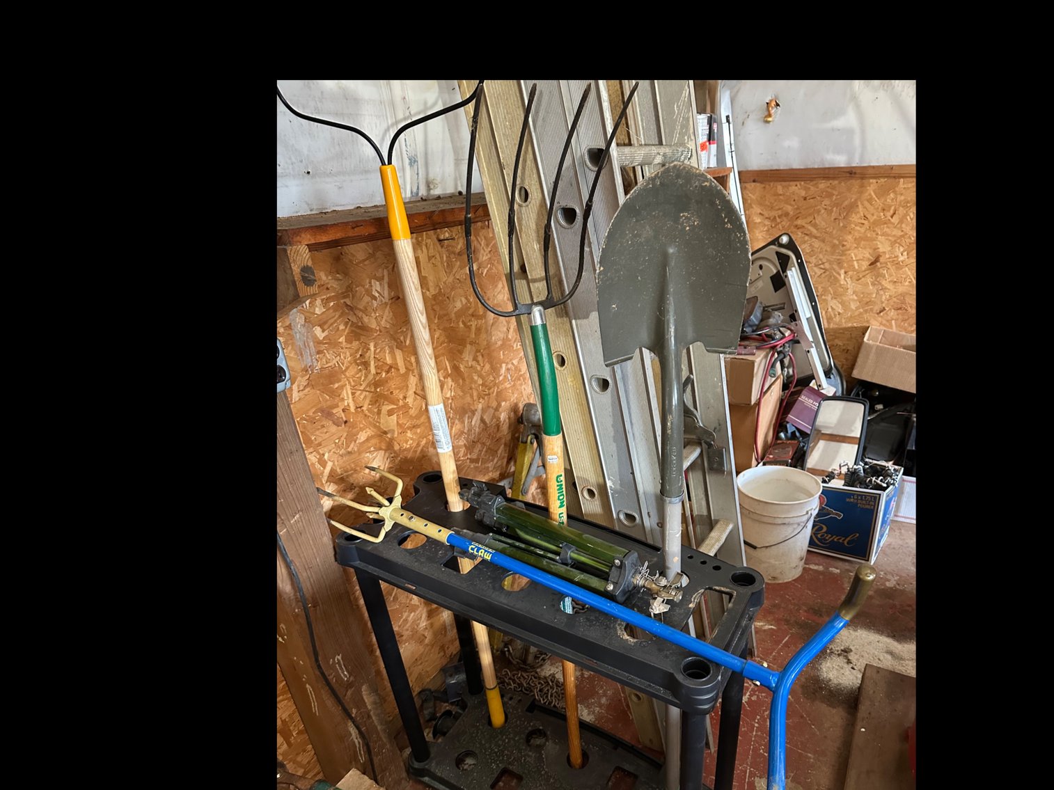 Image for Garden tools, and storage rack