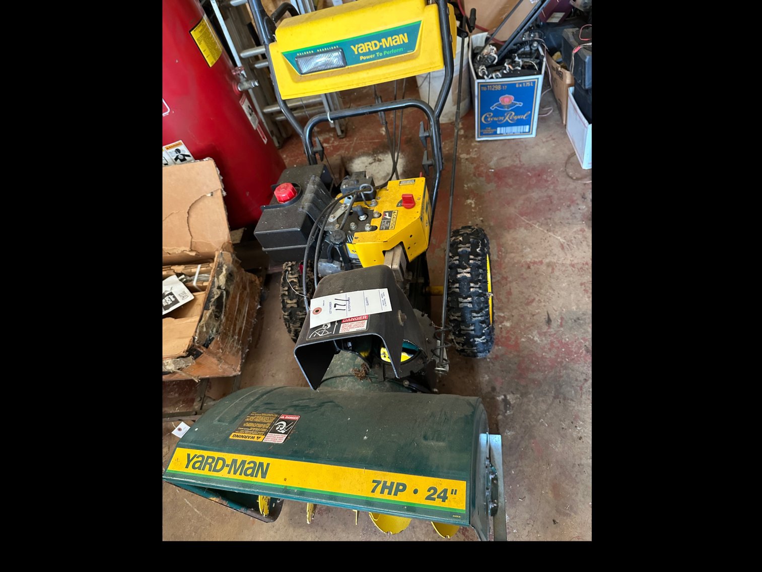 Image for Yard man 7 hp 24 inch snowblower