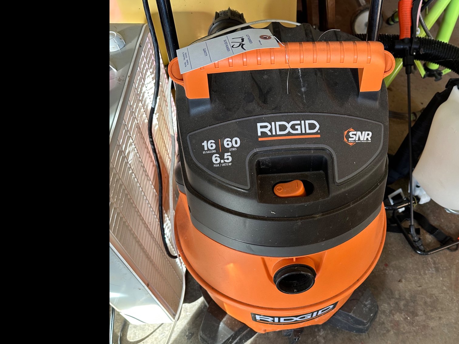 Image for Ridgid 16 gallon wet dry vac