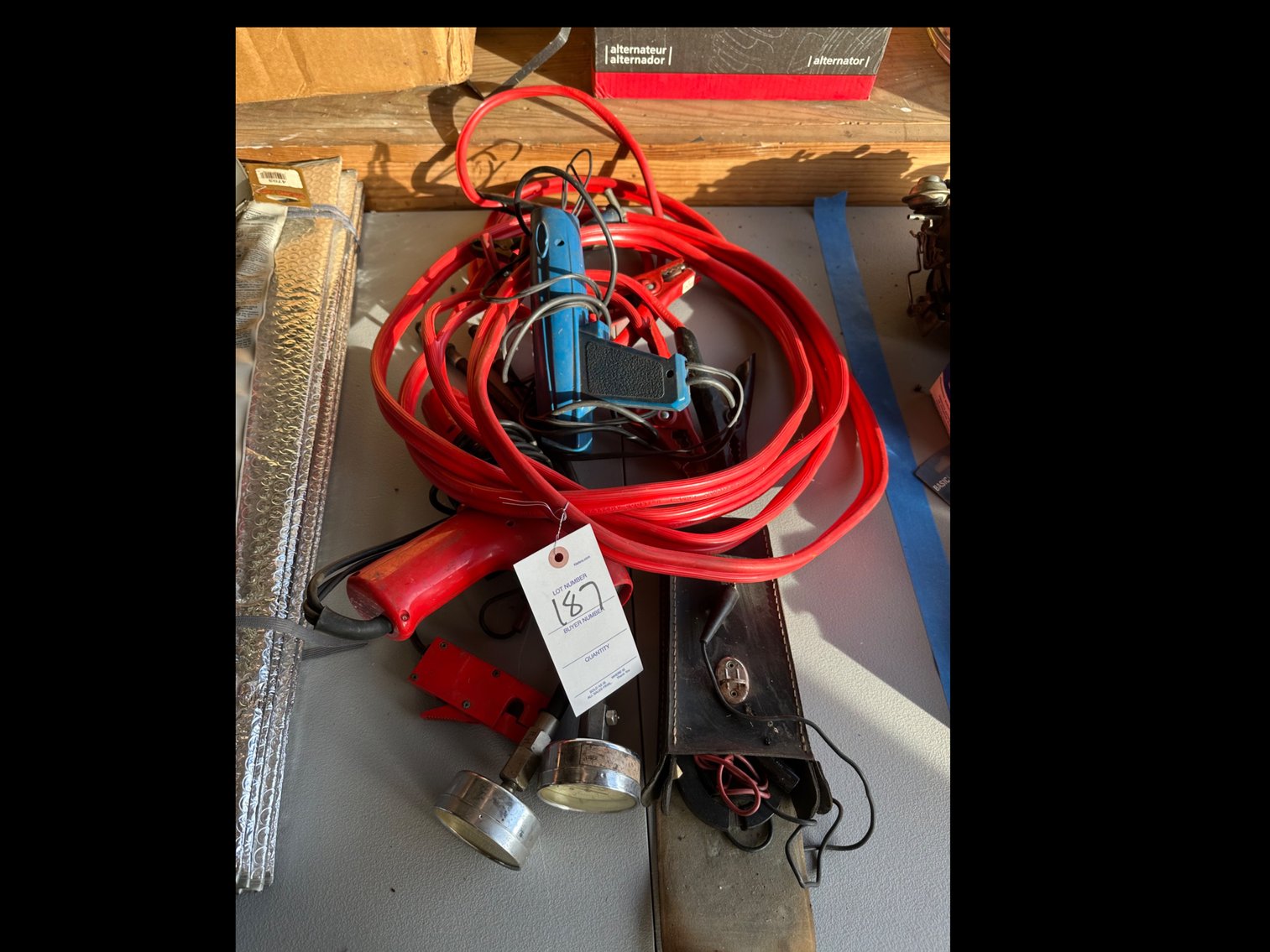 Image for Jumper, cables, and timing light