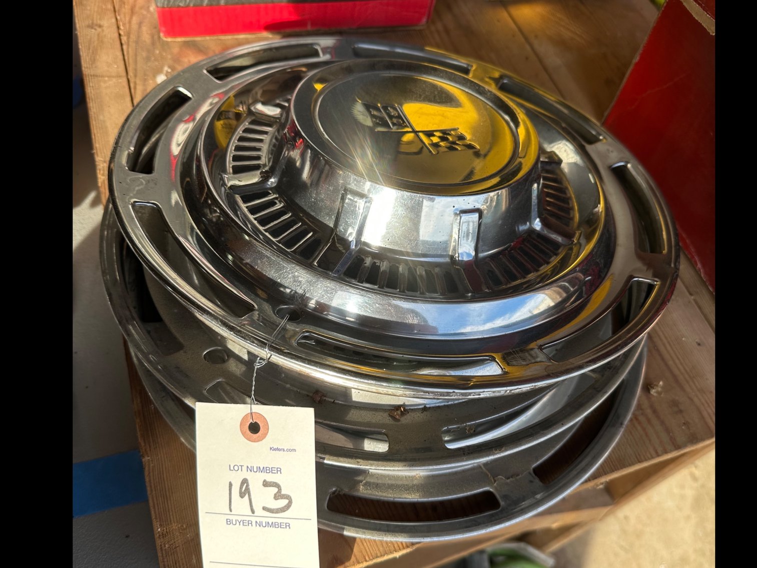 Image for Three hubcaps