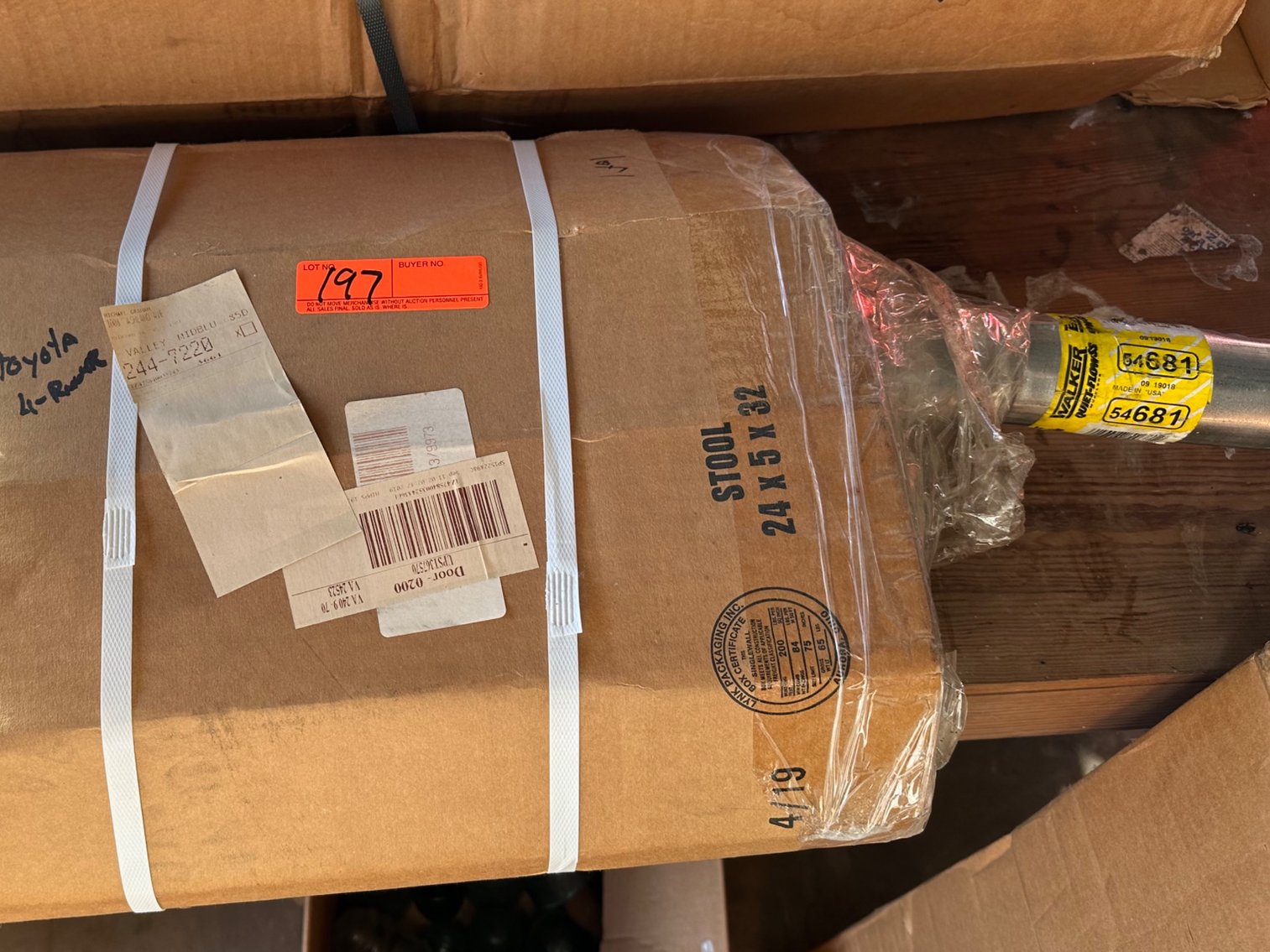 Image for Muffler for a Toyota four Runner