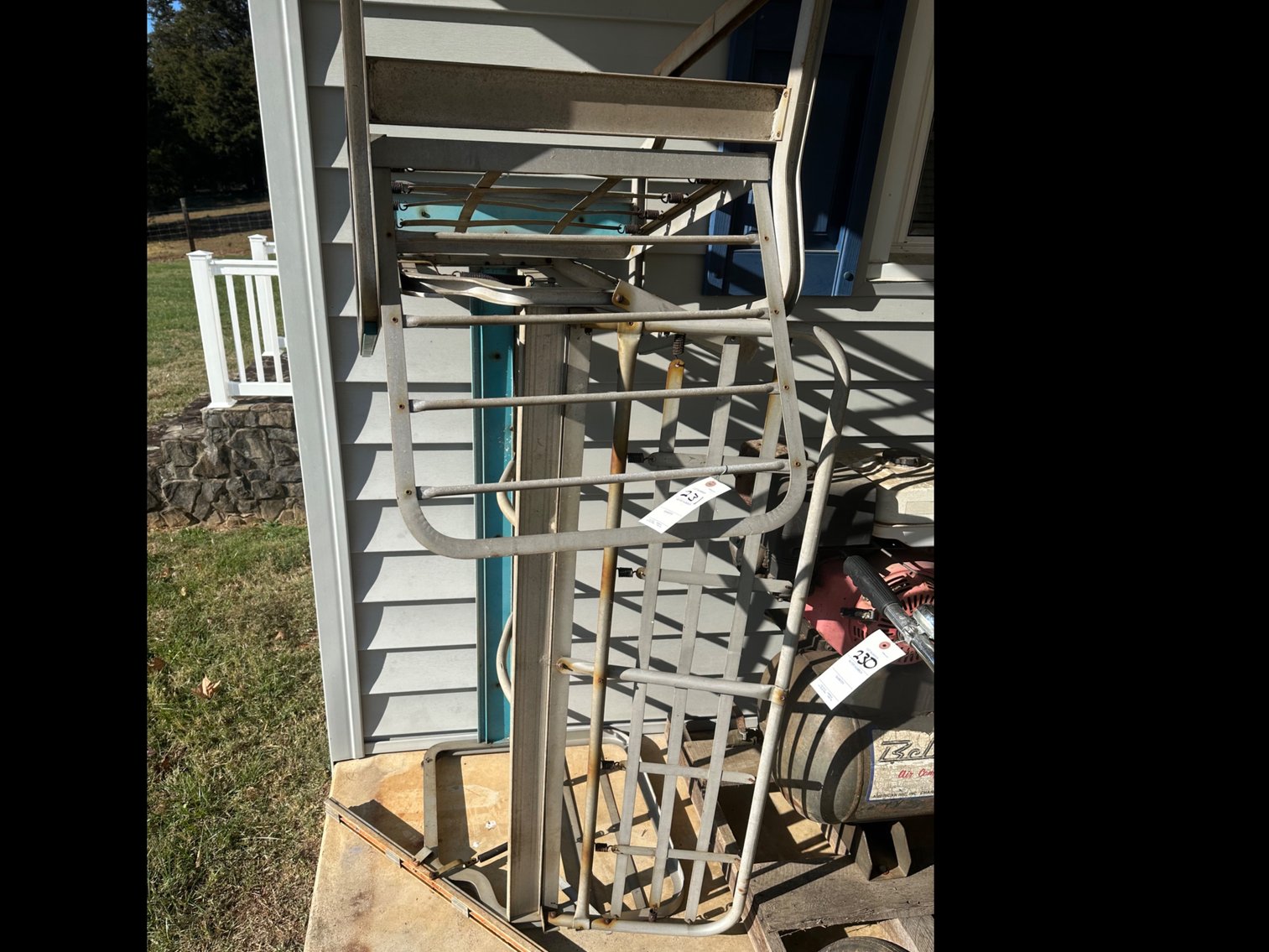 Image for Metal porch glider