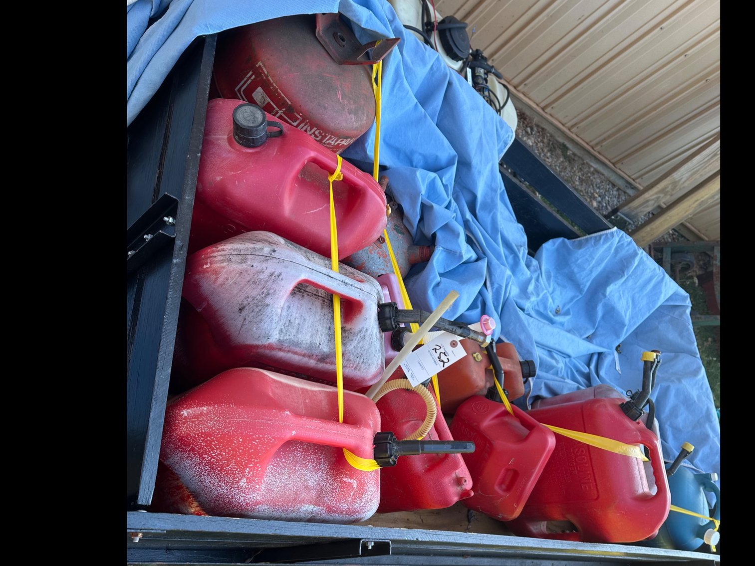 Image for Assortment of gas cans