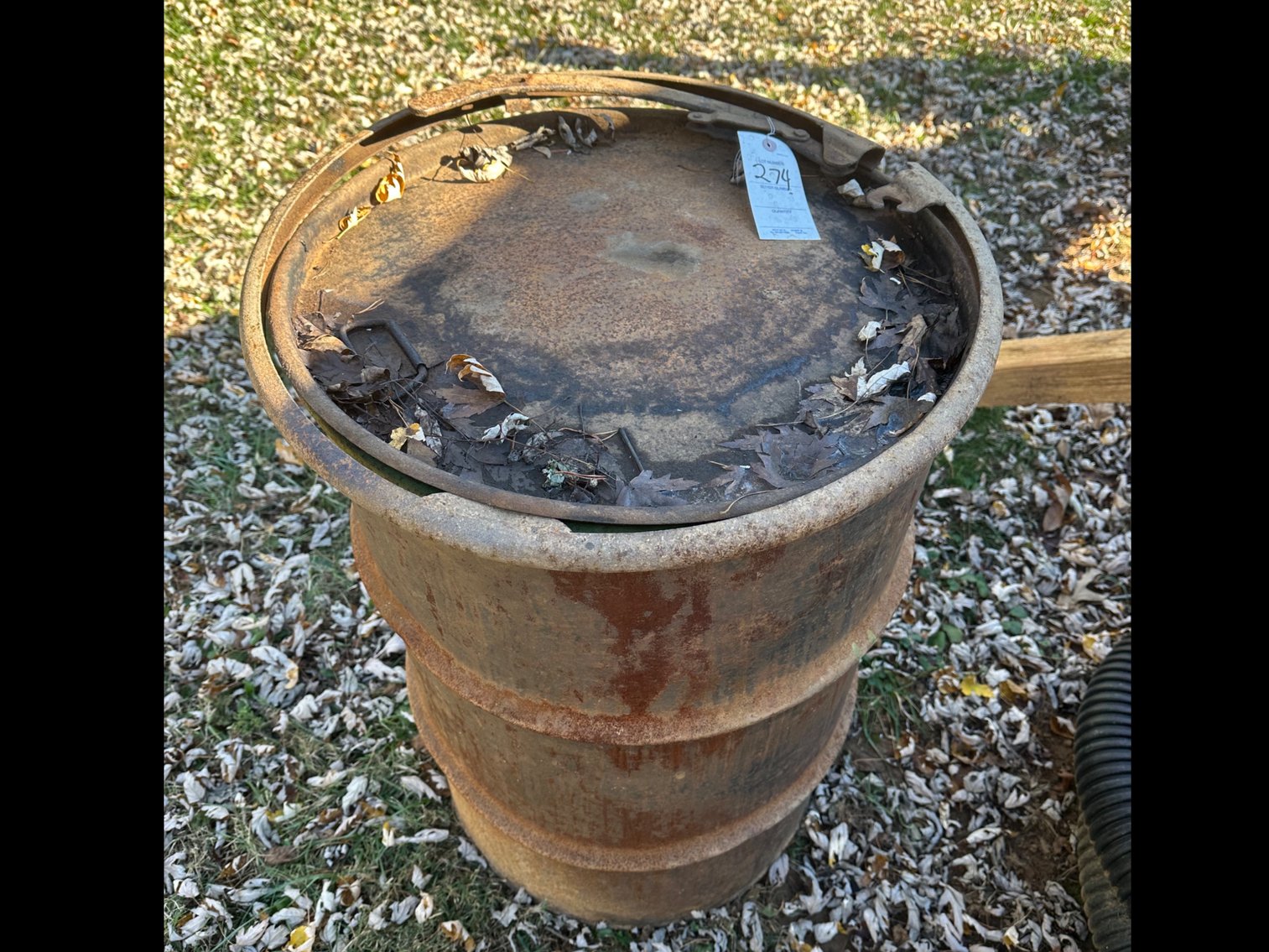 Image for Metal barrel with lid