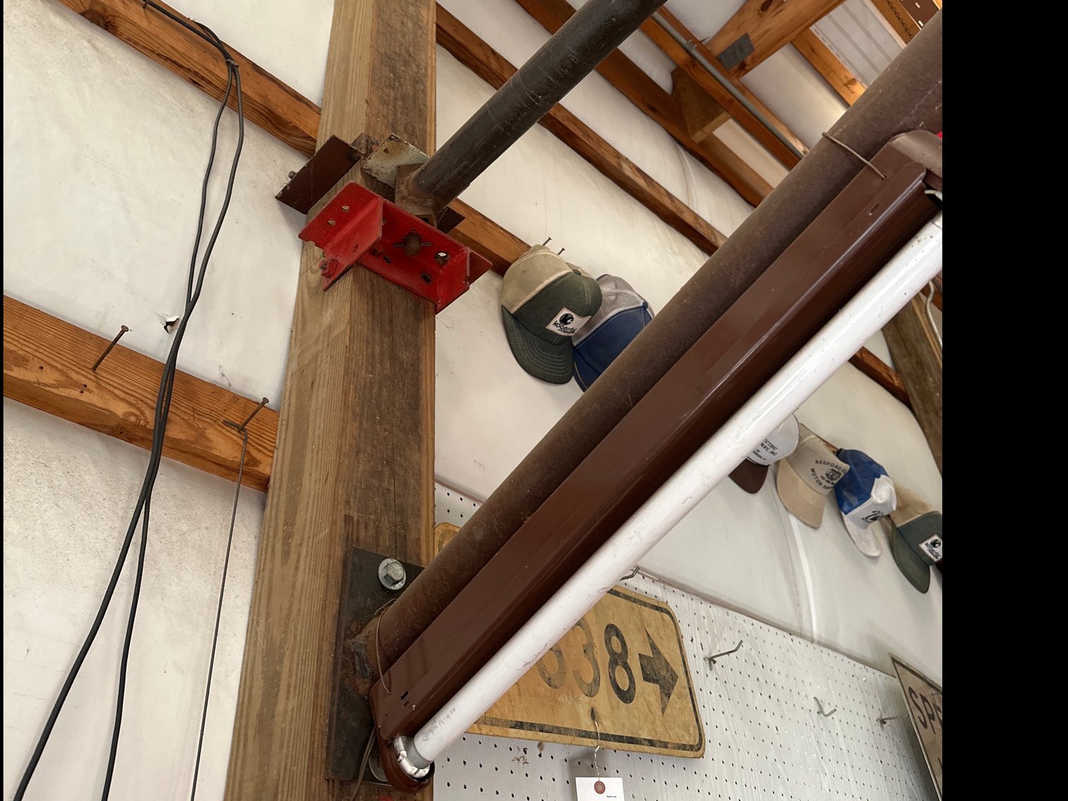 Image for Post mounted hoist arm