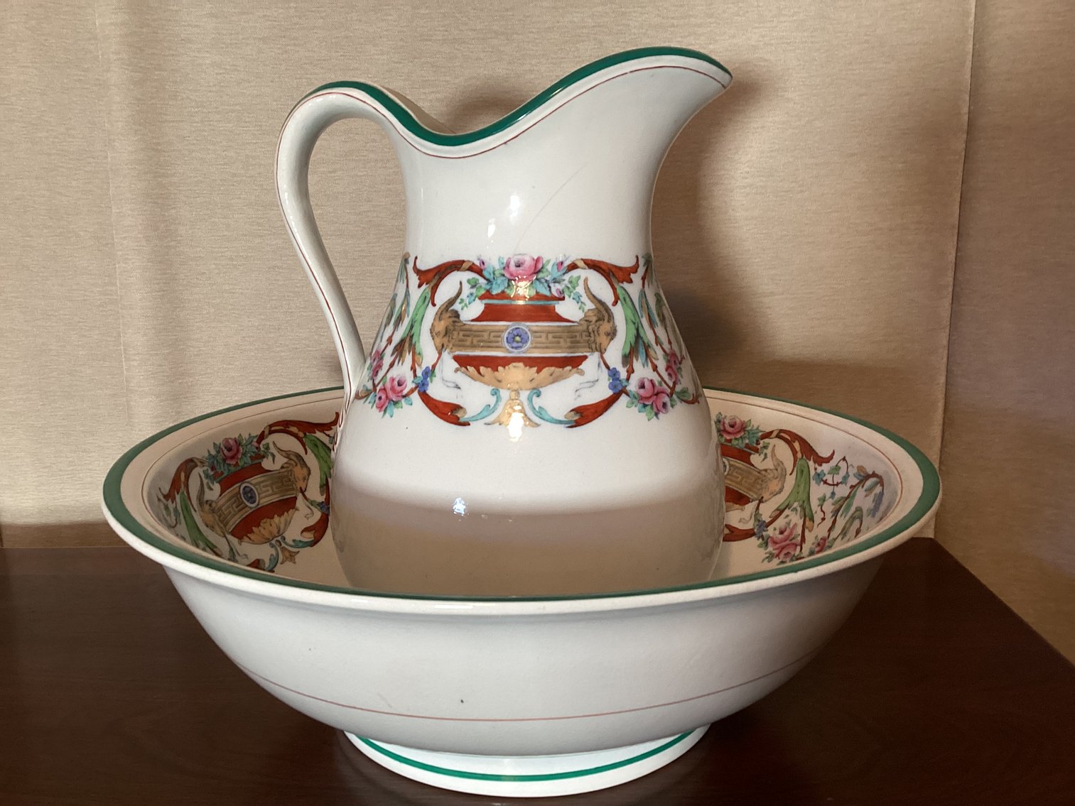 Image for Minton Bowl and Pitcher Set