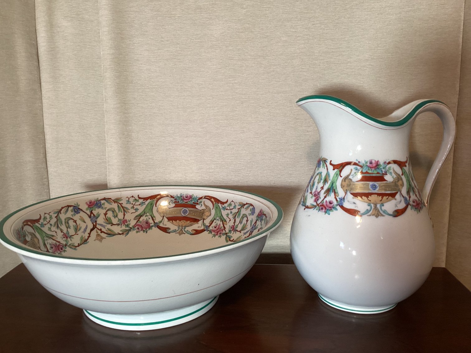 Image for Minton Bowl and Pitcher Set