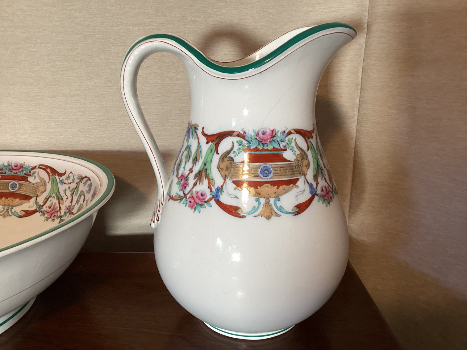 Image for Minton Bowl and Pitcher Set