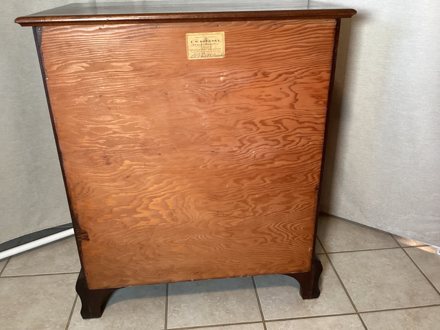 Image for Broeske Hand Made Walnut Chest of Drawers