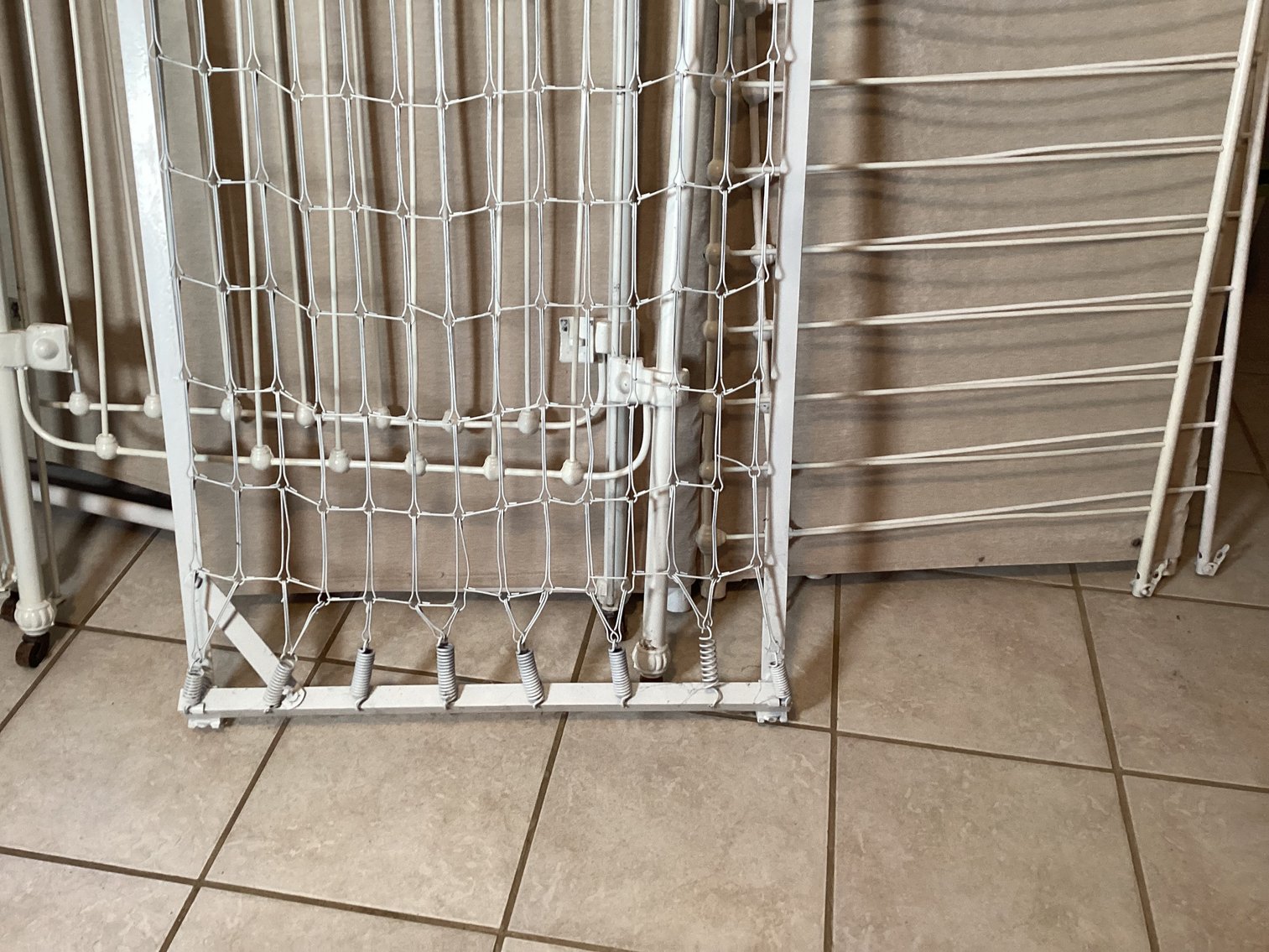 Image for Brass and Iron Baby Bed