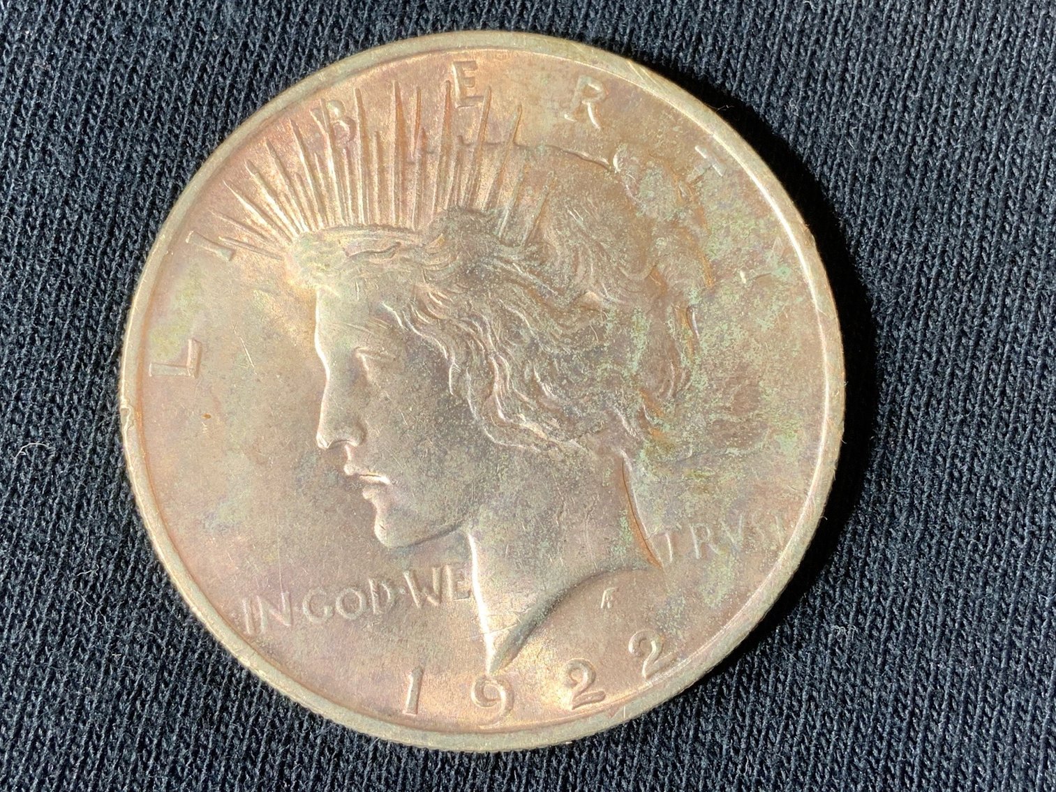 Image for 1922 USA PEACE SILVER  DOLLAR