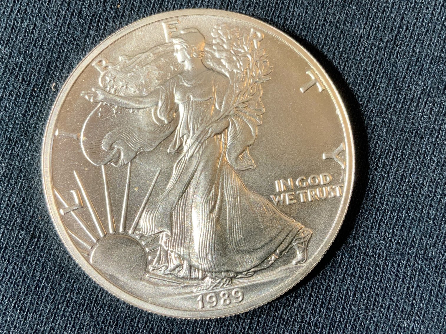 Image for 1989 USA SILVER EAGLE DOLLAR