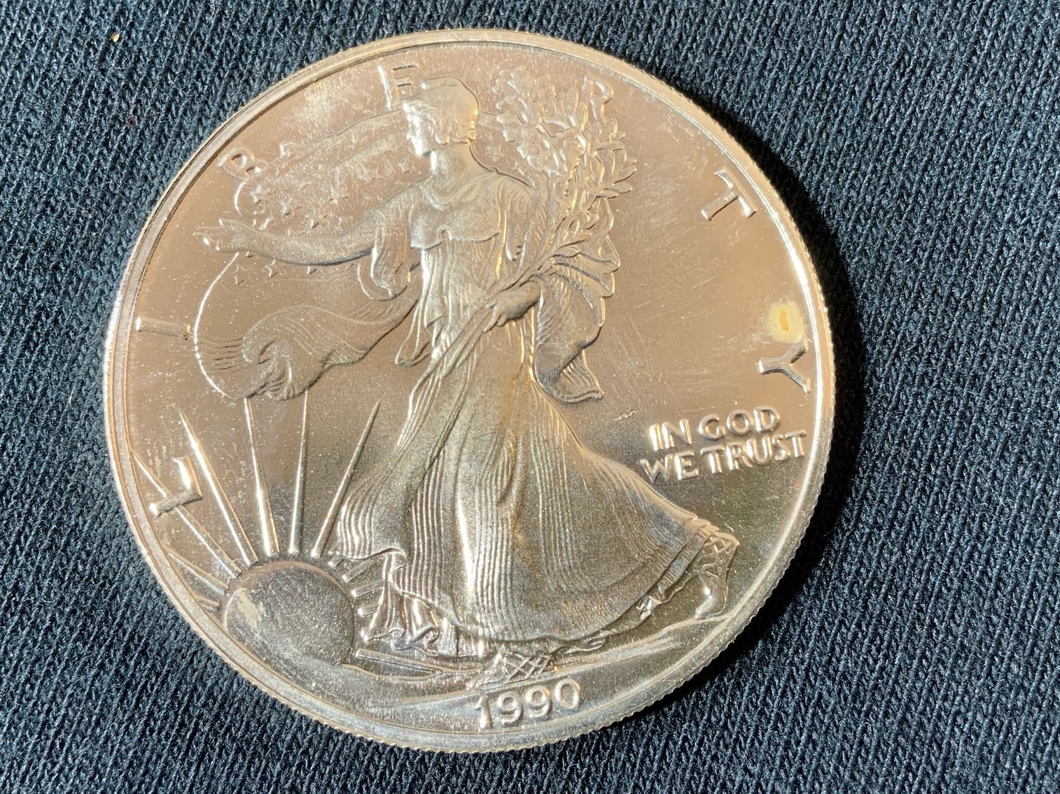Image for 1990 USA SILVER EAGLE DOLLAR